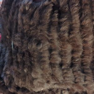 Neiman  rabbit fur vest